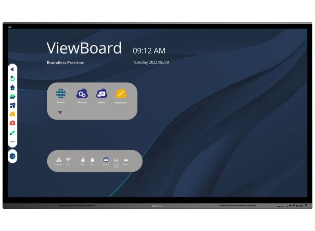 ViewSonic ViewBoard IFP7562 75” 4K Ultra HD Interactive Touchscreen Interactive Touchscreen Display ViewSonic