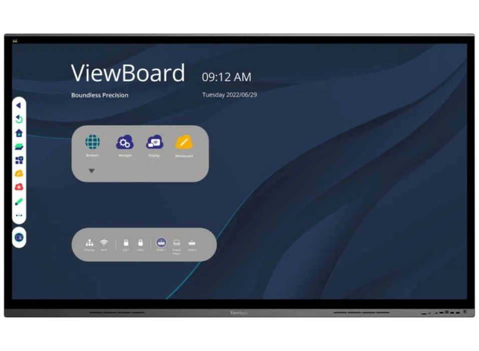 ViewSonic ViewBoard IFP7562 75” 4K Ultra HD Interactive Touchscreen