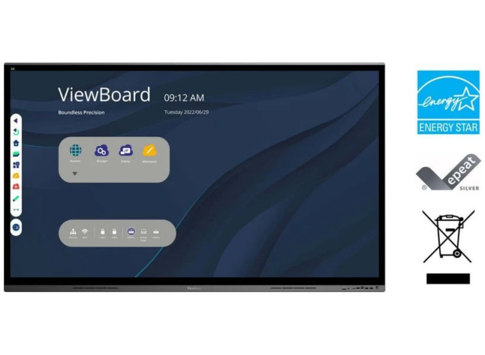 ViewSonic ViewBoard IFP7562 75” 4K Ultra HD Interactive Touchscreen