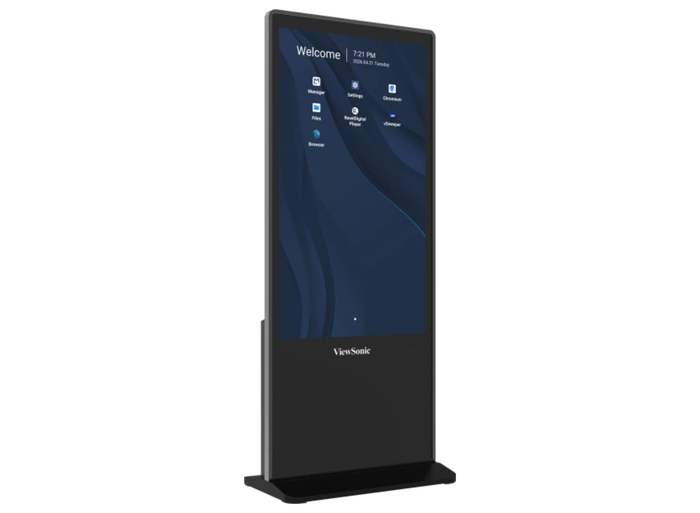 ViewSonic EP5543 55” All-in-One 4K Ultra HD ePoster Kiosk All-In-One Display ViewSonic