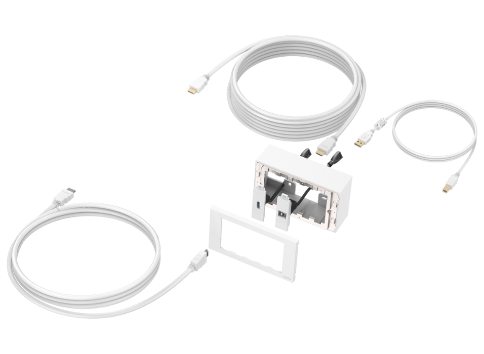 Vision 3m 4K Techconnect Faceplate Pack | TC3-PK3M Vision Wall Mount Faceplates Vision