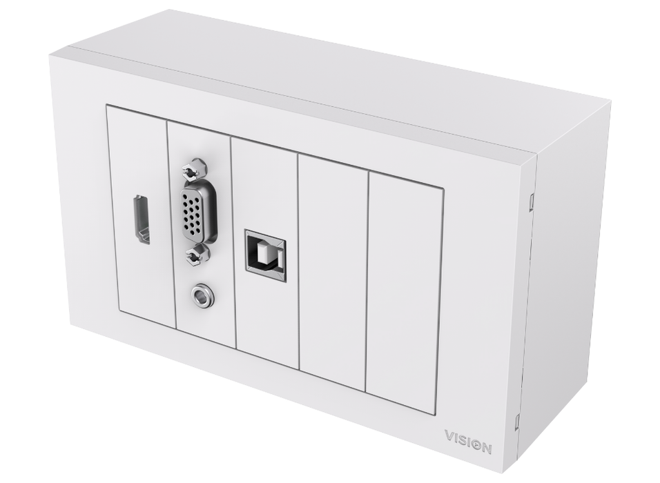 Vision TC3-PK Wall-Mount Faceplate Package Vision Wall Mount Faceplates Vision