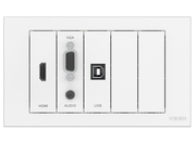 Vision TC3-PK Wall-Mount Faceplate Package Cable Accessory Vision