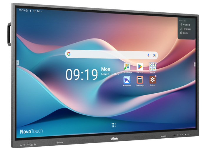 Vivitek BK863i 86" 4K UHD 10pt Interactive Display with Android 14 EDLA Interactive Touchscreen Display Vivitek