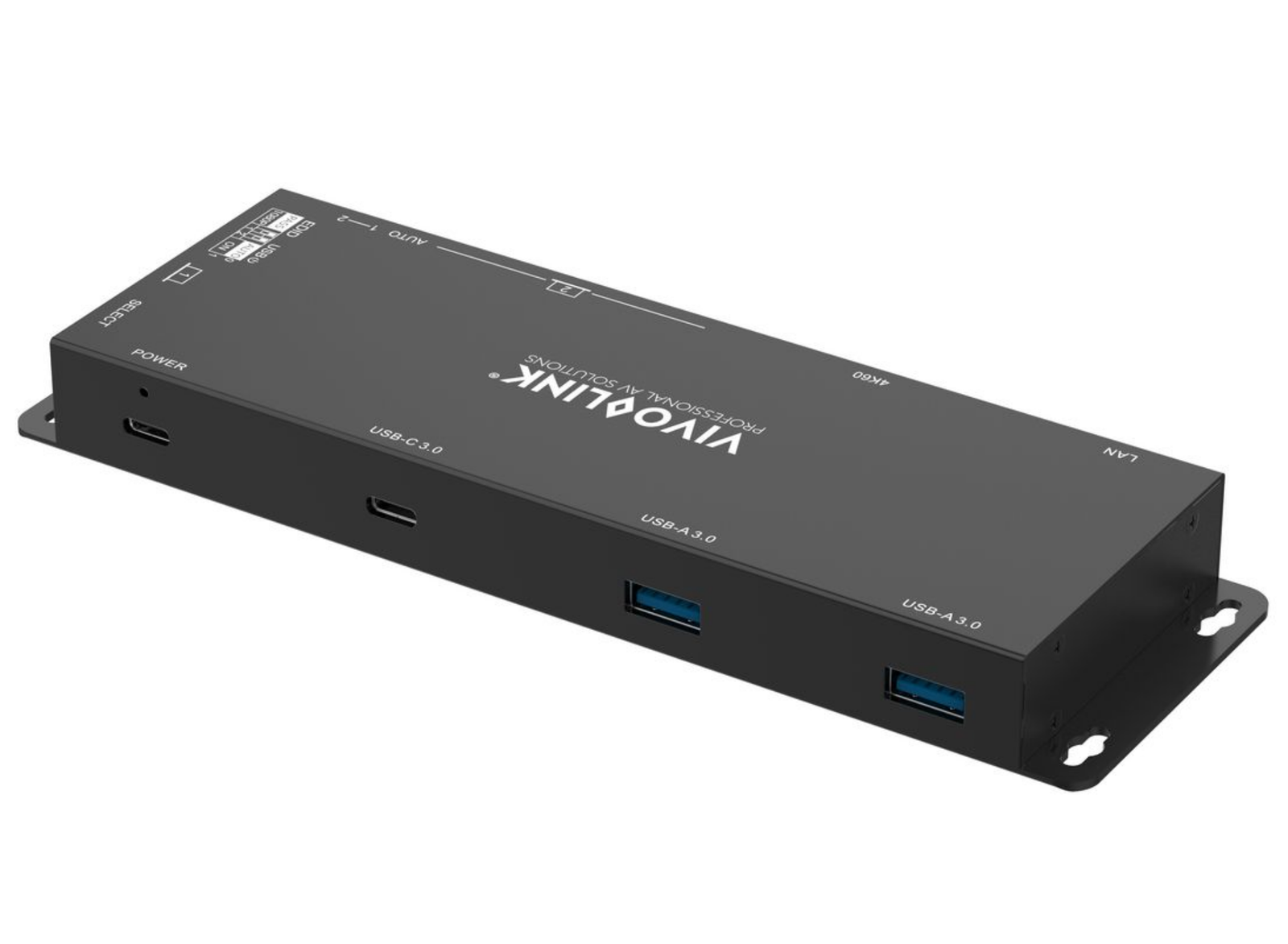 Vivolink 4K USB-C & HDMI Conference Room Hub with 100W Power Delivery | VLHUB21 Adapter / Converter Vivolink