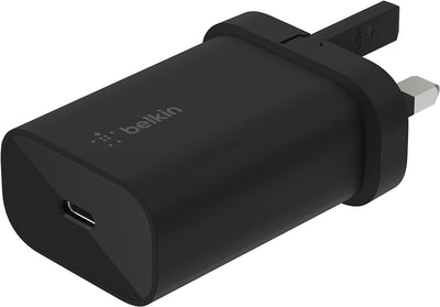 Belkin BoostCharge USB-C PD 3.0 PPS Wall Charger 25W | WCA004MYBK Belkin Power Adapter Belkin