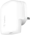 Belkin BoostCharge USB-C PD 3.0 PPS Wall Charger 30W | WCA005MYWH