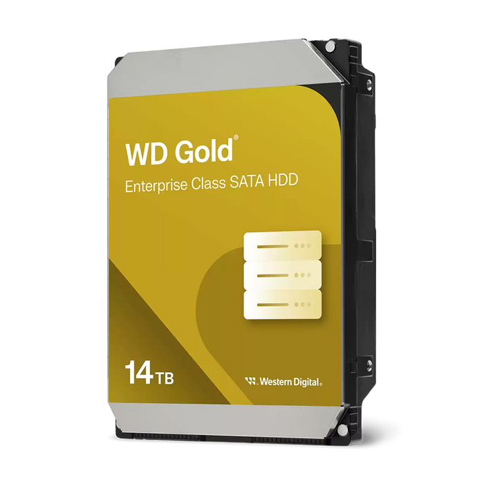 Western Digital Gold 14TB, 3.5" Internal Sata Hard Drive | WD142KRYZ