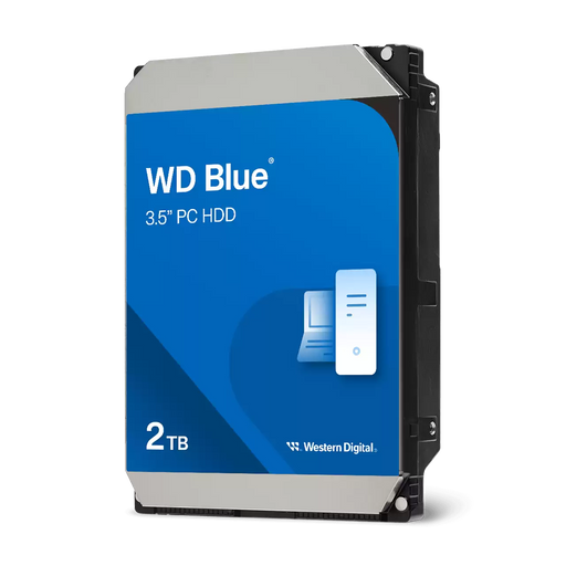 Western Digital Blue 2TB 3.5" Internal Sata (SATA/600) Hard Drive | WD20EZBX Western Digital Hard Drive Western Digital