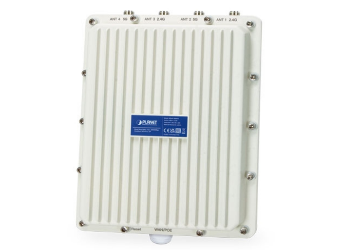 Planet Dual Band 802.11ax 3000Mbps Outdoor Wireless AP (IP67, 802.3at PoE+, 4 x N-type connector) | WDAP-3000AX Wireless Access Point Planet