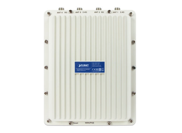 Planet Dual Band 802.11ax 3000Mbps Outdoor Wireless AP (IP67, 802.3at PoE+, 4 x N-type connector) | WDAP-3000AX Wireless Access Point Planet