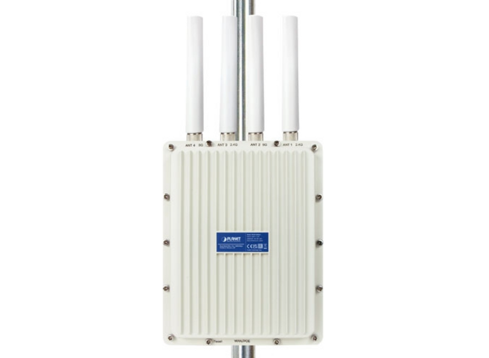 Planet Dual Band 802.11ax 3000Mbps Outdoor Wireless AP (IP67, 802.3at PoE+, 4 x N-type connector) | WDAP-3000AX Planet Wireless Access Points Planet