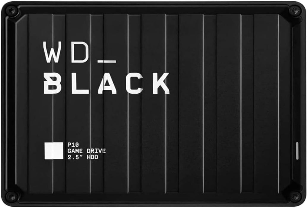 Western Digital P10 Game Drive 4000 GB Black Micro USB-B Portable HDD | WDBA3A0040BBK-WESN