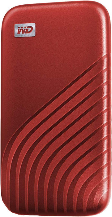 Western Digital My Passport 2 TB External Solid State Drive Red | WDBAGF0020BRD-WESN