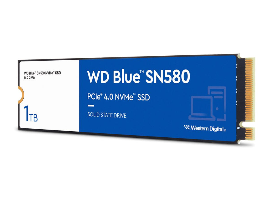 Western Digital Blue SN580 1 TB NVMe™ M.2 Solid State Drive | WDS100T3B0E Internal Solid State Drive Western Digital