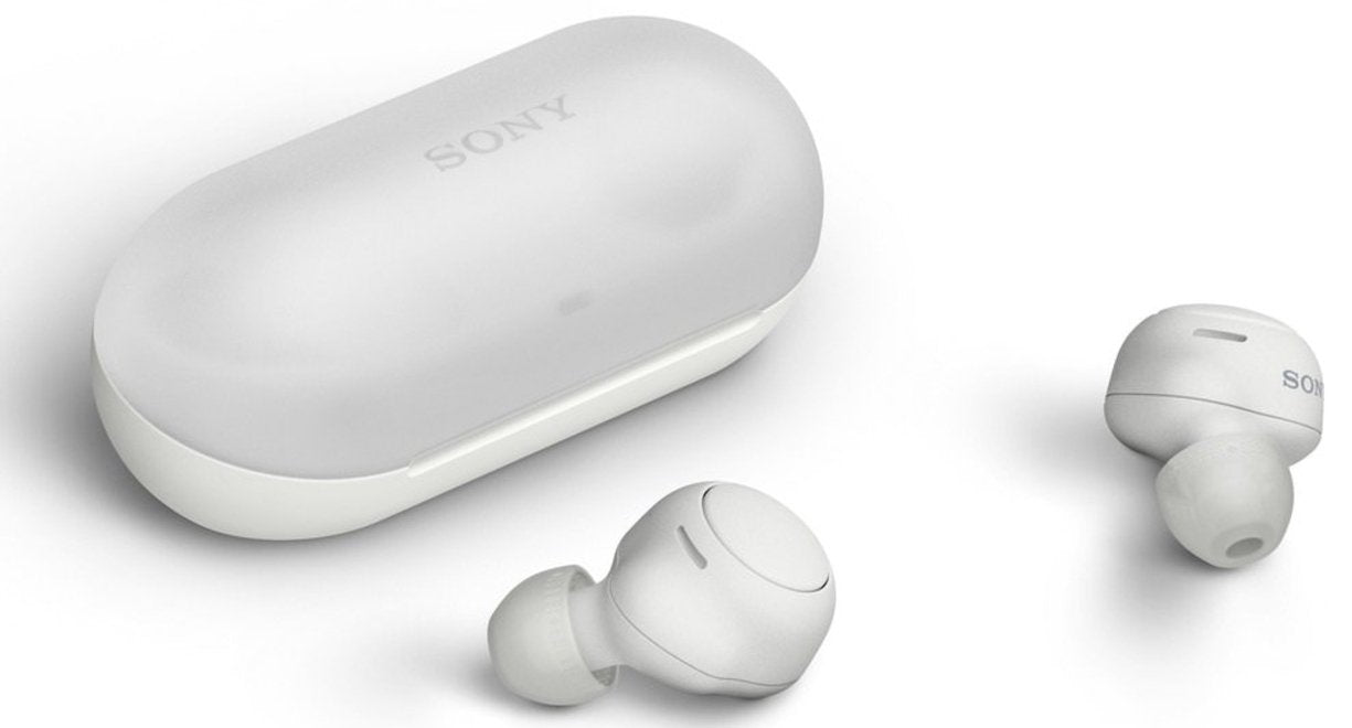 Sony Wireless In-ear White Earphones | WFC500W.CE7