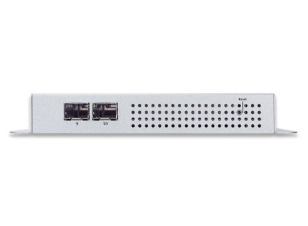 Planet Industrial 8-Port 10/100/1000T 802.3at PoE + 2-Port 100/1000X SFP Wall-mount Managed Switch Network Switch Planet