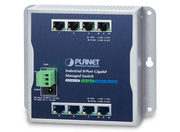 Planet Industrial 8-Port 10/100/1000T Wall-mount Managed Switch (-40~75 degrees C) | WGS-4215-8T Network Switch Planet