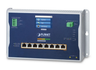 Planet Industrial L2+ 8-Port 10/100/1000T 802.3bt PoE + 2-Port 1G/2.5G SFP Wall-mount Managed Switch with LCD Touch Screen | WGS-5225-8UP2SV