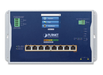 Planet Industrial L2+ 8-Port 10/100/1000T 802.3bt PoE + 2-Port 1G/2.5G SFP Wall-mount Managed Switch with LCD Touch Screen | WGS-5225-8UP2SV Planet Network Switches Planet