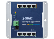 Planet Industrial 8-Port 10/100/1000T Wall-mount Managed Switch | WGS-804HPT Network Switch Planet