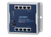 Planet Industrial 8-Port 10/100/1000T Wall-mounted Gigabit Switch with 4-port PoE+ | WGS-814HP Network Switch Planet