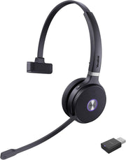 Yealink WH62PORTABLE-MONO-TEAMS Single Ear Over The Head Dect Wireless Headset Portable Edition Headset Yealink