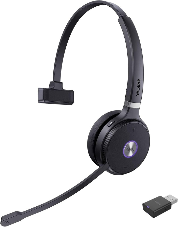 Yealink WH62PORTABLE-MONO-TEAMS Single Ear Over The Head Dect Wireless Headset Portable Edition Headset Yealink