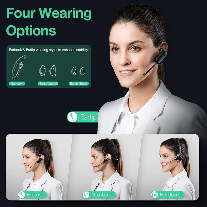 Yealink WH63PORTABLE-TEAMS Teams Desct Wireless Single Ear Headset - Portable Edition