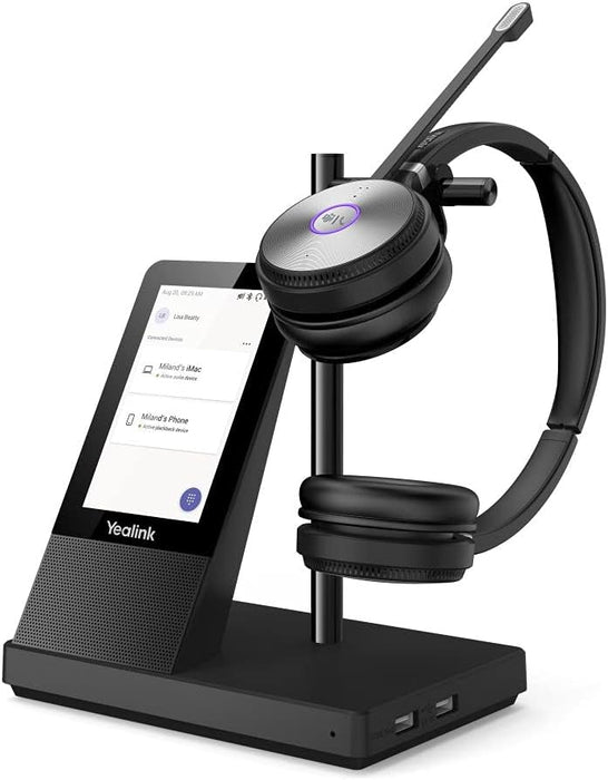 Yealink WH66DUAL-TEAMS Dual Ear Over The Head Dect Wireless Headset