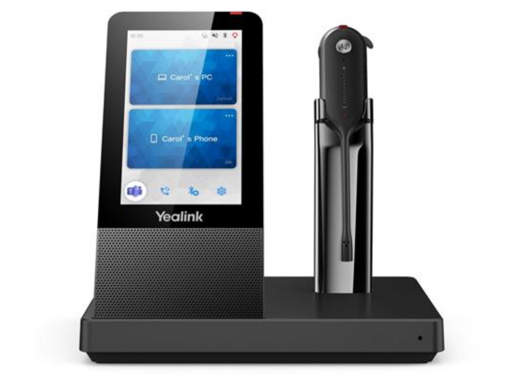 Yealink WH67 UC DECT Wireless Convertible Headset Headset Yealink