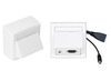 Vivolink Wall Connection Box HDMI + 3.5mm – White | WI221170
