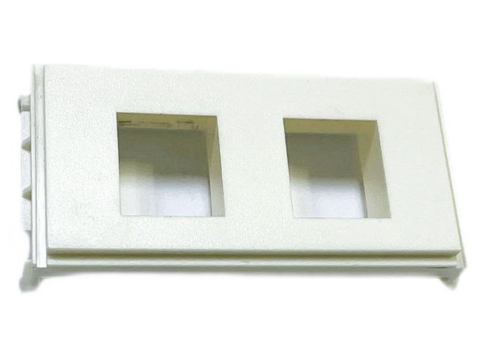 Vivolink Outlet Panel for 2 x Keystone Modules – White | WI221266 Wallplate Vivolink