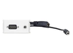 Vivolink Outlet Panel HDMI + 3.5mm – White | WI221276 Socket-Outlets Vivolink