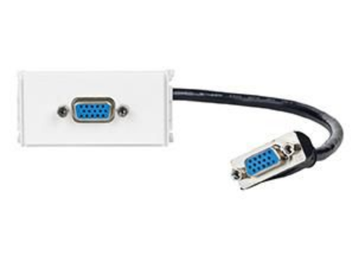 Vivolink Outlet Panel VGA 200mm – White | WI221278 Socket-Outlets Vivolink