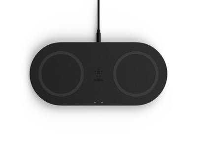 Belkin Dual Wireless Charging Pads for iPhone & Android | WIZ002MYBK Mobile Device Charger Belkin