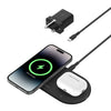 Belkin 2-in-1 Magnetic Wireless Charging Pad with Qi2 15W | WIZ021MYBK