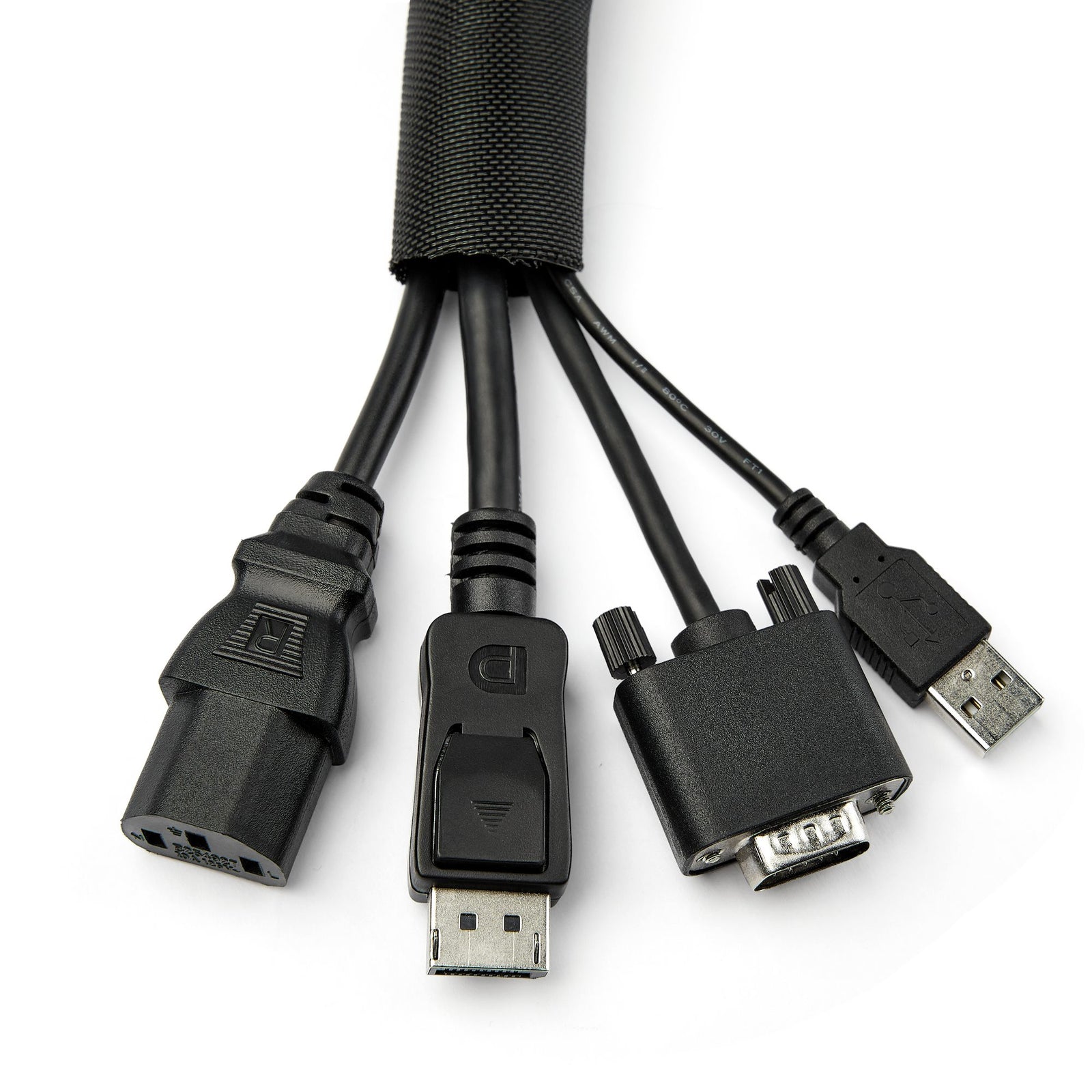StarTech 15" (4.6m) Cable Management Sleeve - WKSTNCM2 Cable Accessory Startech