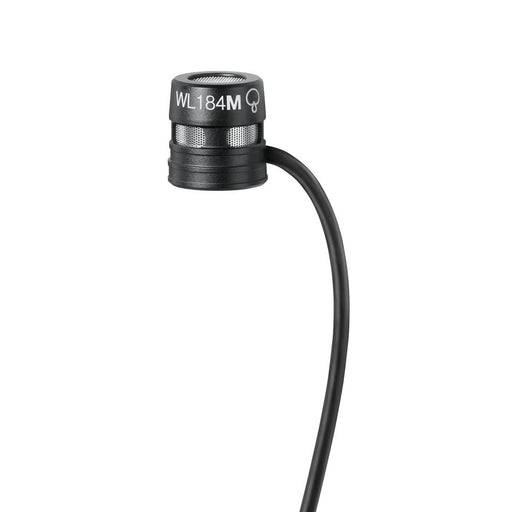 Shure WL184M Low-profile Supercardioid Lavalier Microphone | WL184MB/S-TQG Microphones Shure