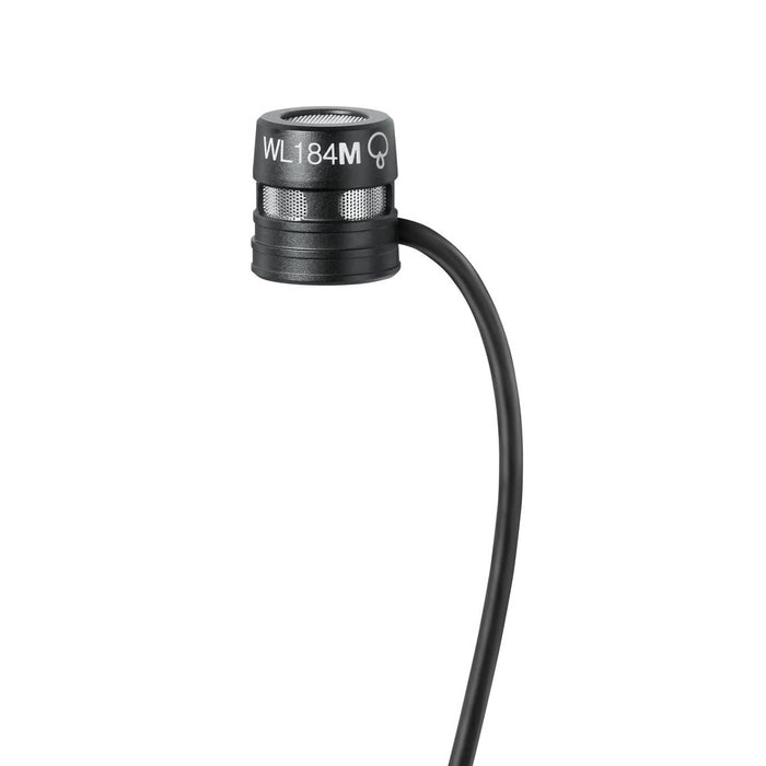 Shure WL184M Low-profile Supercardioid Lavalier Microphone | WL184MB/S-TQG Microphones Shure