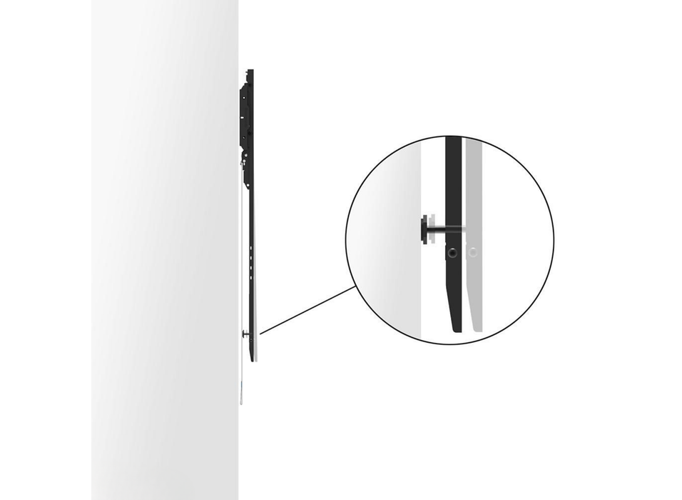 Neomounts LEVEL-750 WL30-750BL18P Fixed Heavy Duty Wall Mount For 50"-98" Screens Wall Mount Bracket NeoMounts