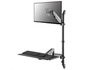 Neomounts WL90-325BL1 Sit-Stand Workstation Wall For 17"-32" Screens