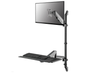 Neomounts WL90-325BL1 Sit-Stand Workstation Wall For 17