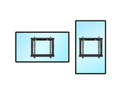 Neomounts Push To Pop Out Video Wall Mount for 42-70" Screens Black | WL95-800BL1 Video Wall Mount NeoMounts