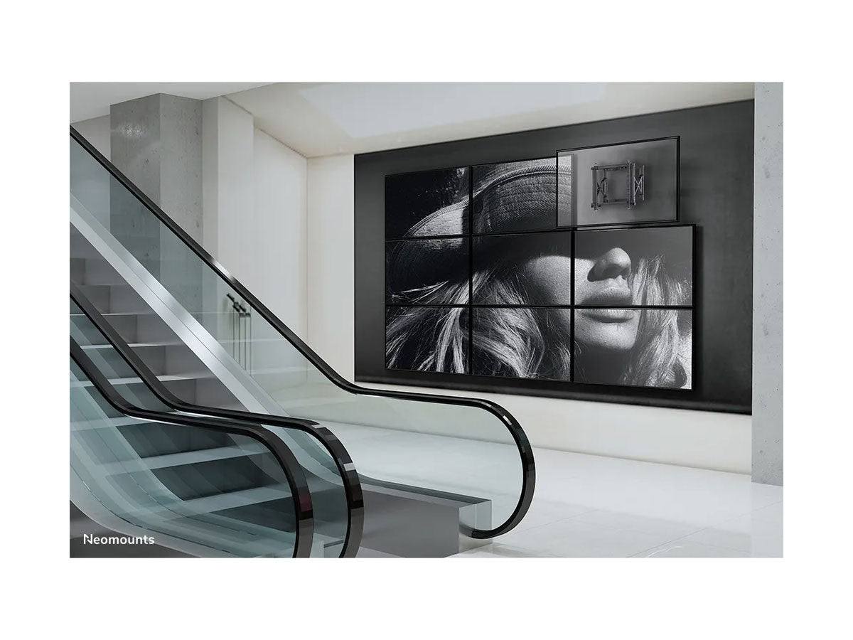Neomounts Push To Pop Out Video Wall Mount for 42-70" Screens Black | WL95-800BL1 Video Wall Mount NeoMounts