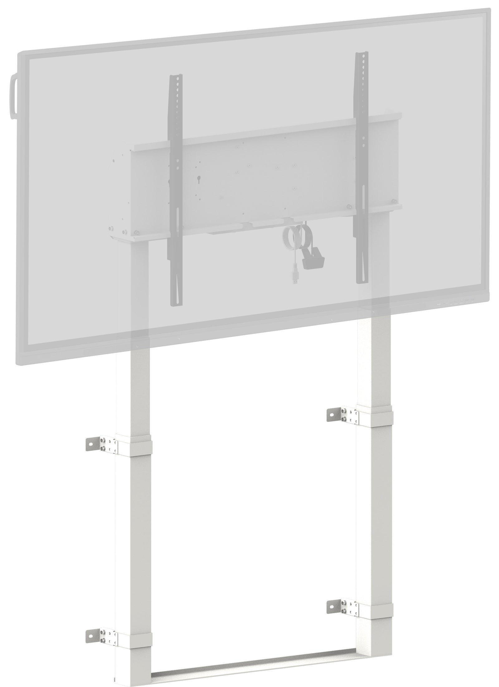 iiyama ProLite MD-WLIFT2031-W1 Single Column Electric Floor Lift - Up to 98" Screens Motorised Trolley iiyama