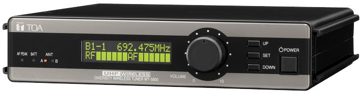 TOA UHF Wireless Tuner (D04) | WT-5800-D04