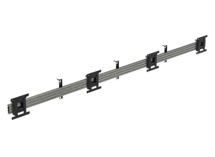 SpacePole Menu Board Mount, With Tilt, For 4 Screens (Landscape) Up To 43" (VESA 100 and 200) | WT224330LL-A2 Wall Mount Bracket SpacePole