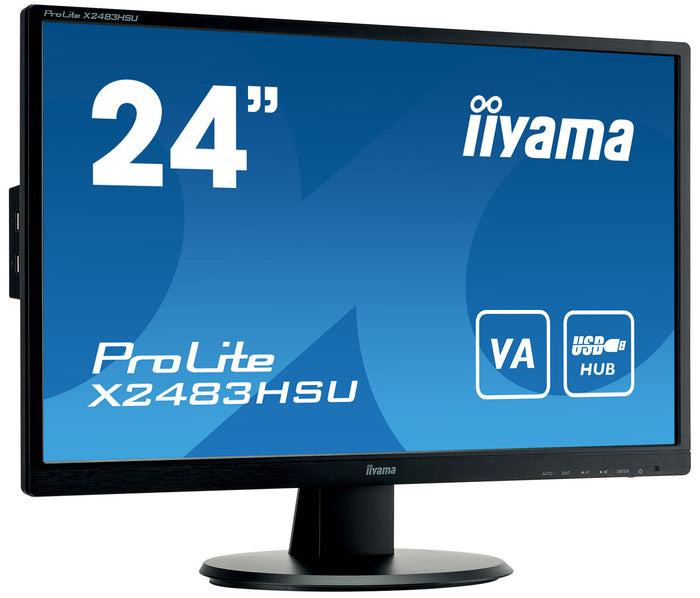 iiyama ProLite X2483HSU-B5 24" Desktop Monitor Desktop Monitor iiyama
