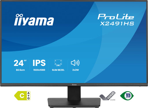 iiyama ProLite X2491HS-B1 24" 120Hz 1ms Full HD Desktop Monitor Desktop Monitor iiyama